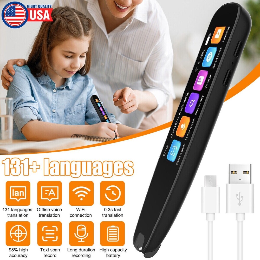 Scanning Translator NEW Open Box!! Touch Screen Built in Speaker Bluetooth