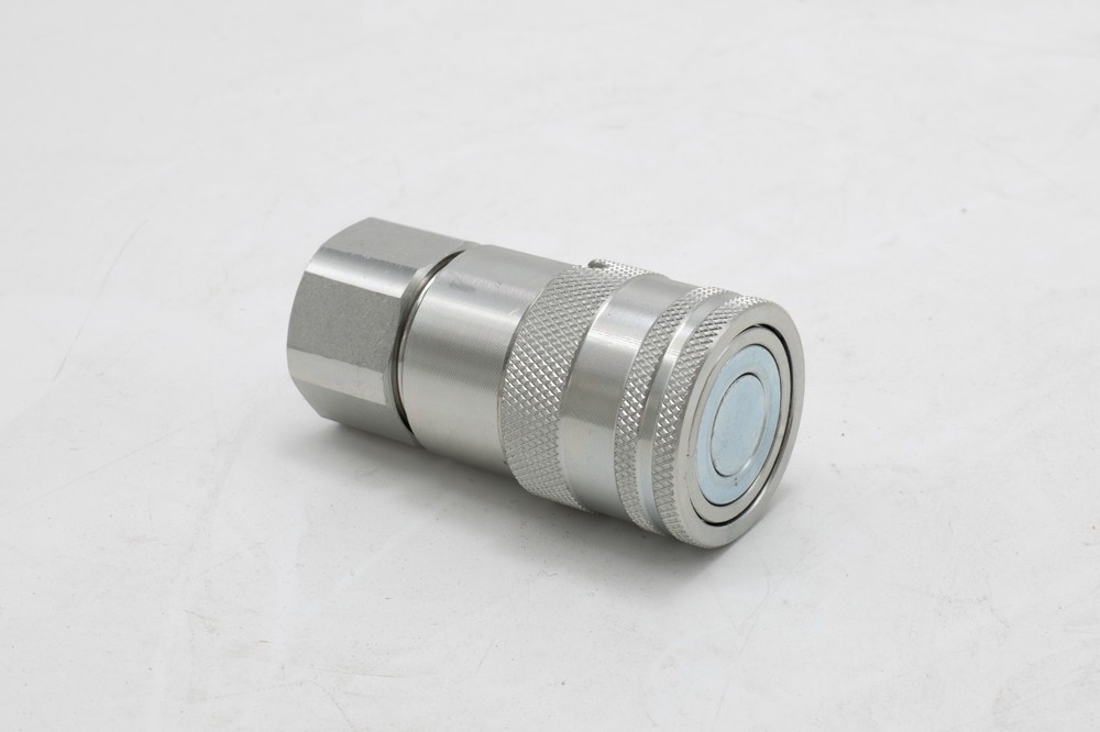 1 Sets 1/2" Flat Face Hydraulic Coupler Quick Connect Skid Steer Bobcat