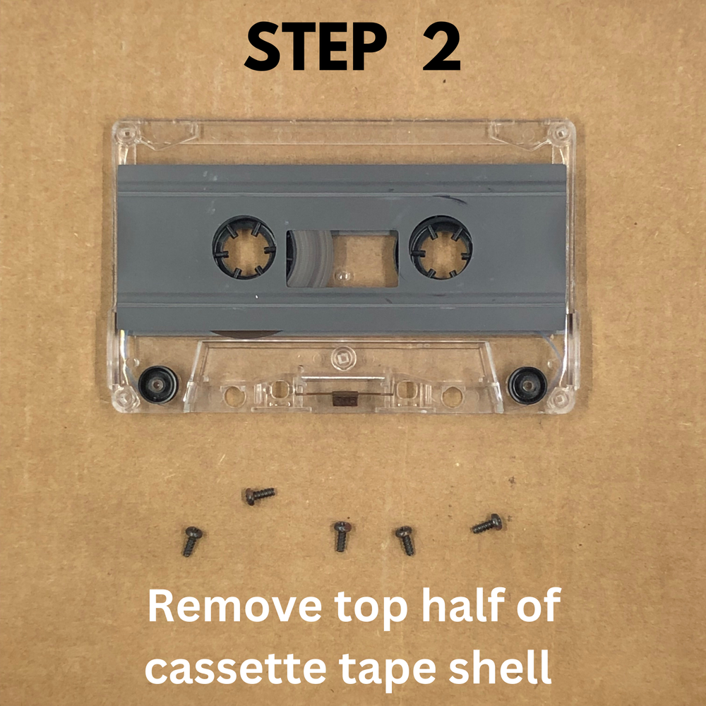 AUDIO CASSETTE TAPE REPLACEMENT COMPONENT KIT Pressure Pad Slip Sheets & Shield