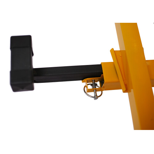 16Ft Drywall Rolling Lifter Panel Hoist Jack Caster Construction Lockable Wheels