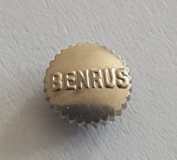 Benrus Shallow Undercut Gold Plated Crown