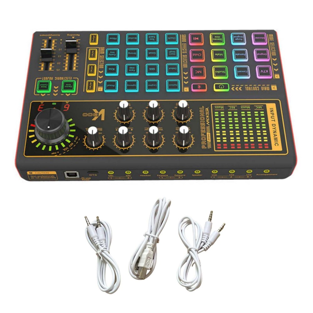 Multi-function Sound Card Audio K300 Processing Equipment Easy to operate