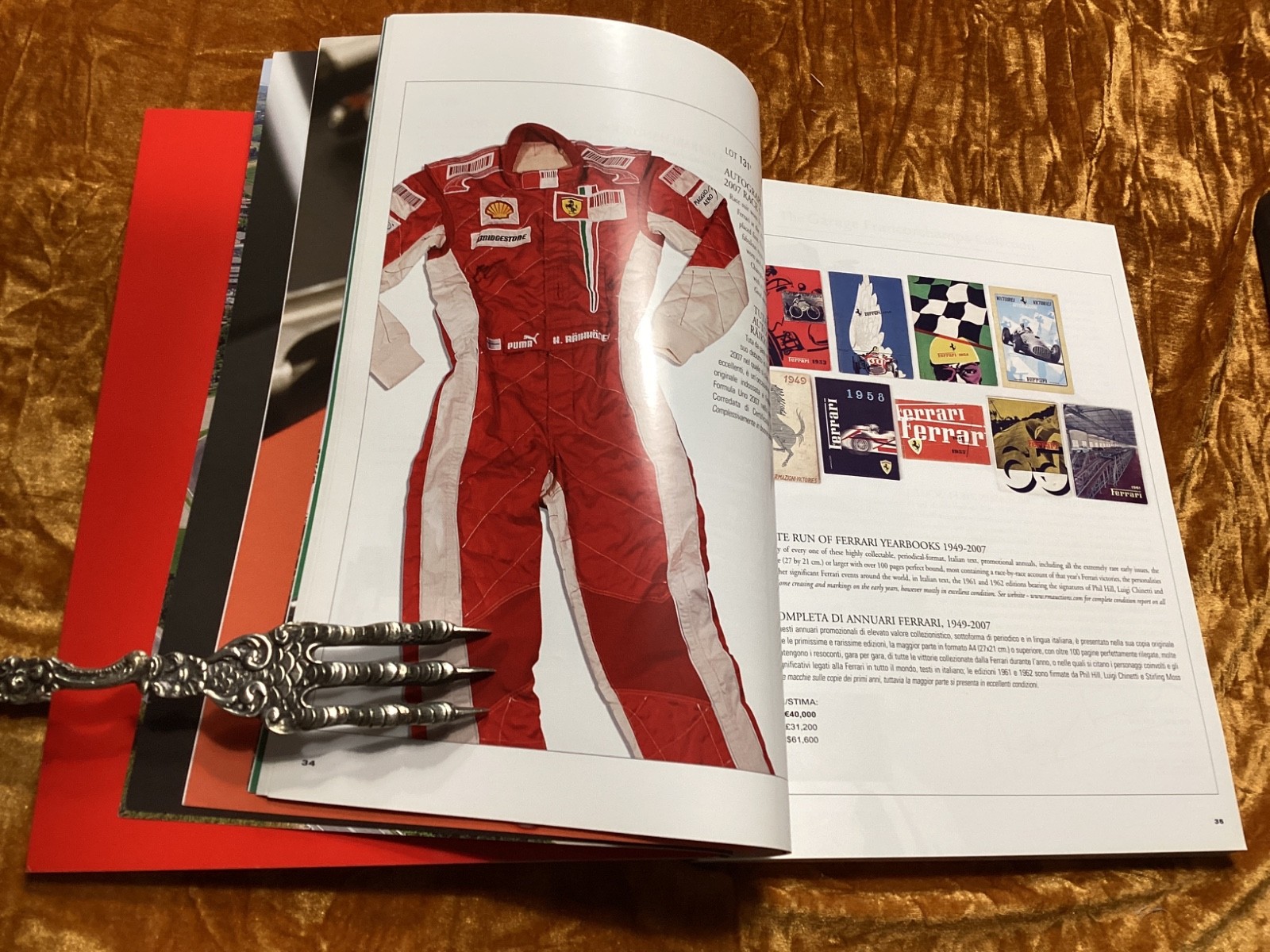 RM Auctions sotheby's Maranello Italy Ferrari sales catalogue May 2008