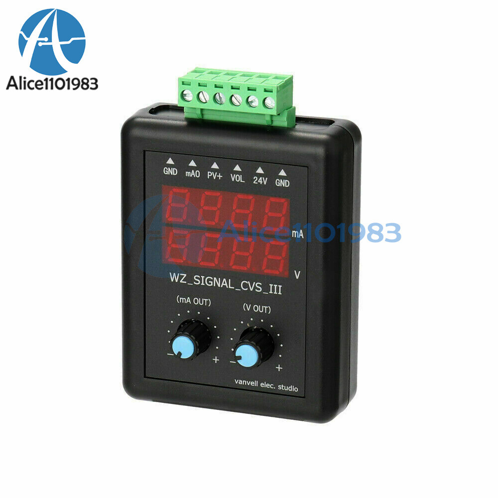4-20ma Signal Generator 24V 0-10V Constant Current Source Simulation Module