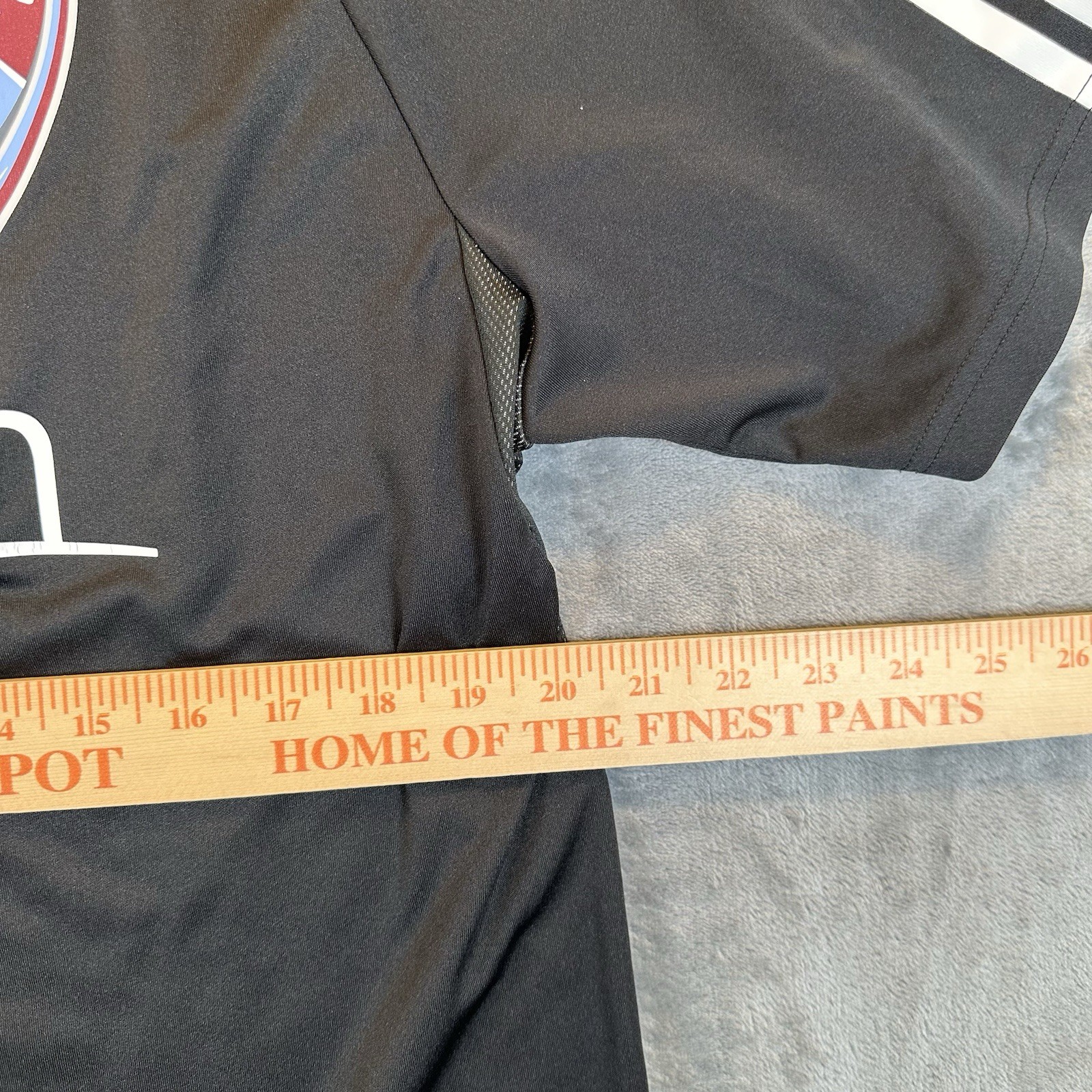 Adidas Colorado Rapids Shirt Mens XL Black Short Sleeve Slim Fit Jersey Soccer