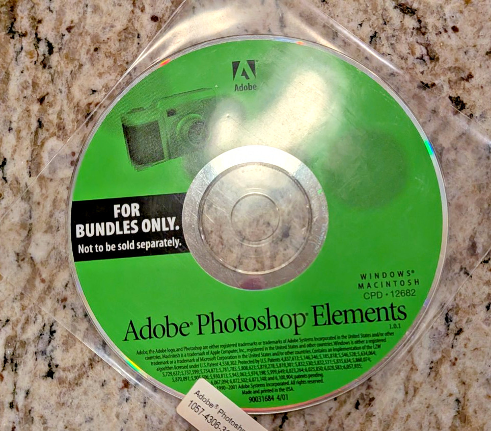 Adobe Photoshop Elements 1.0 with Serial Number