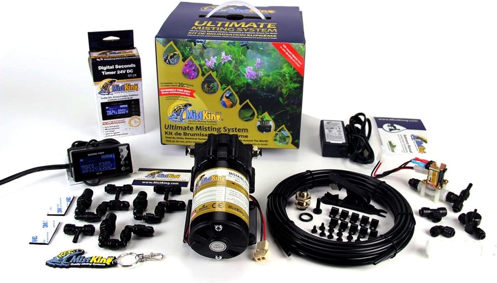 MistKing v5.0 Ultimate Misting System | Upgraded Timer & Components | 50 Micron