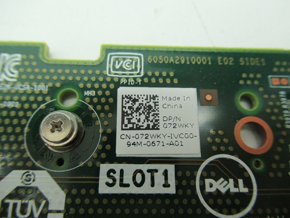 Dell 072WKY BOSS-S1 Controller PCIe Card Low Profile Bracket
