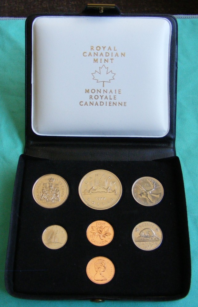 1977 Royal Canadian Mint 7pc set