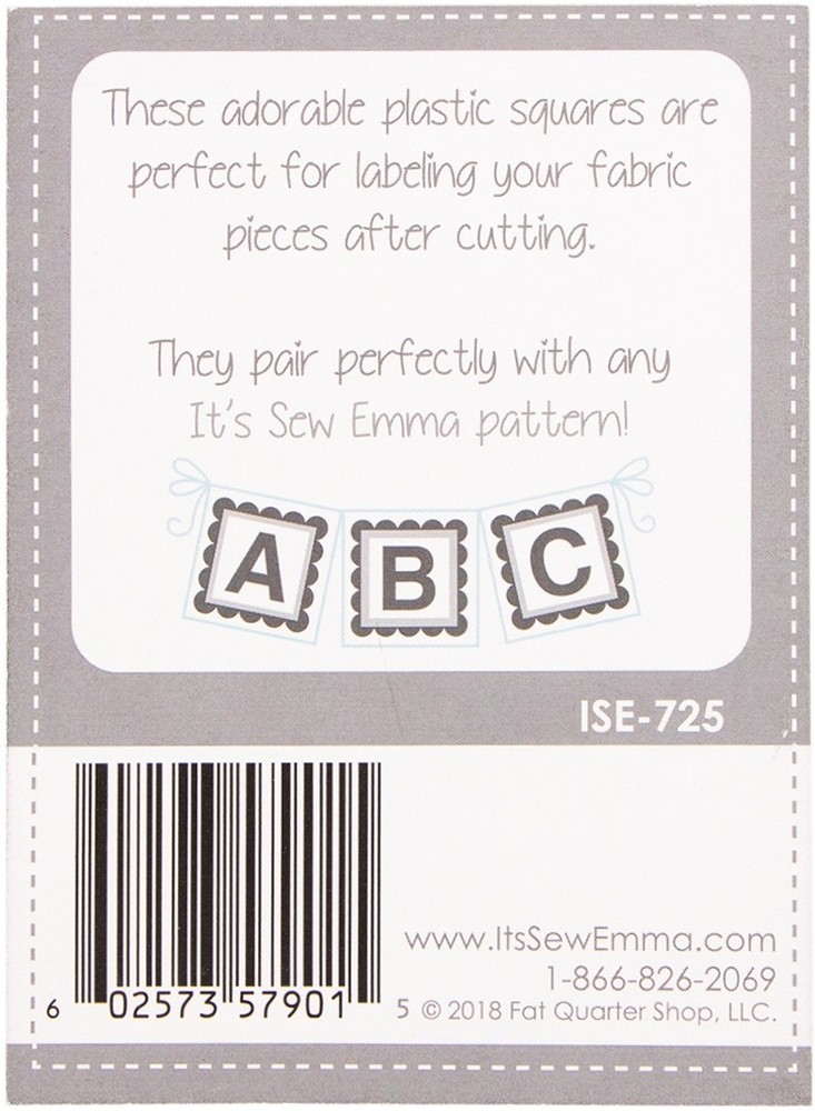 It's Sew Emma Alphabitties Pack Gray