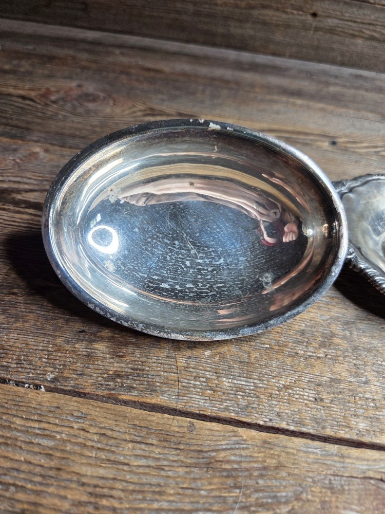 Vintage Sheridan Silver Plated Butter Dish