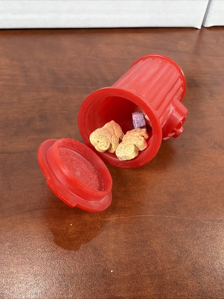 1980s FLEER Fire Hydrant CANDY CONTAINER Vintage With Candy Not For Consumption