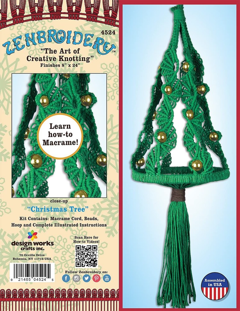 Christmas Tree Macrame