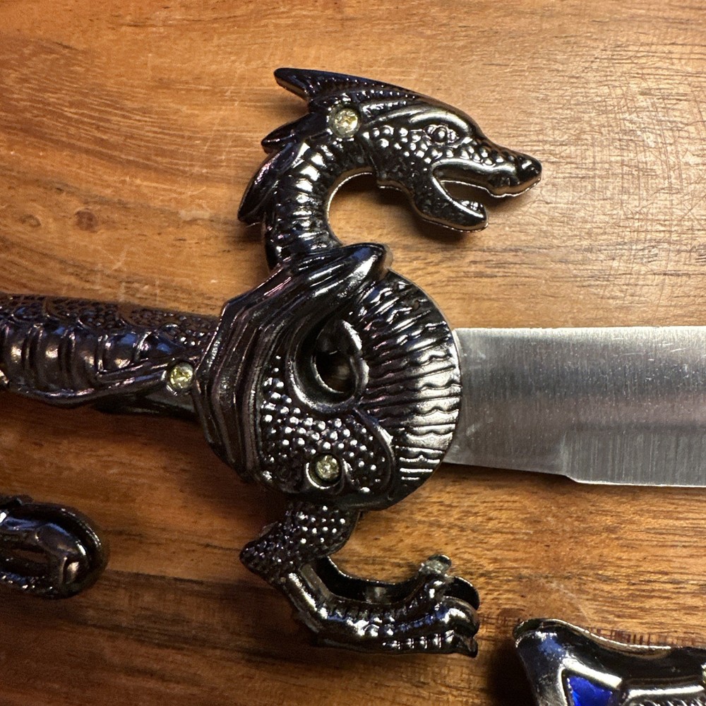 10” Dragon Display Knife - Blue