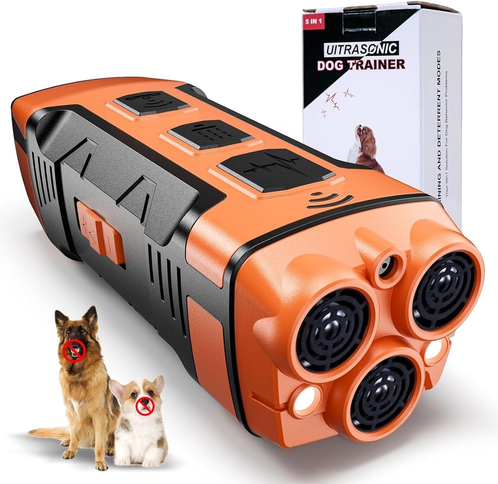 Variable Frequency Ultrasonic Dog Bark Deterrent - Efficient Behavior Corrector