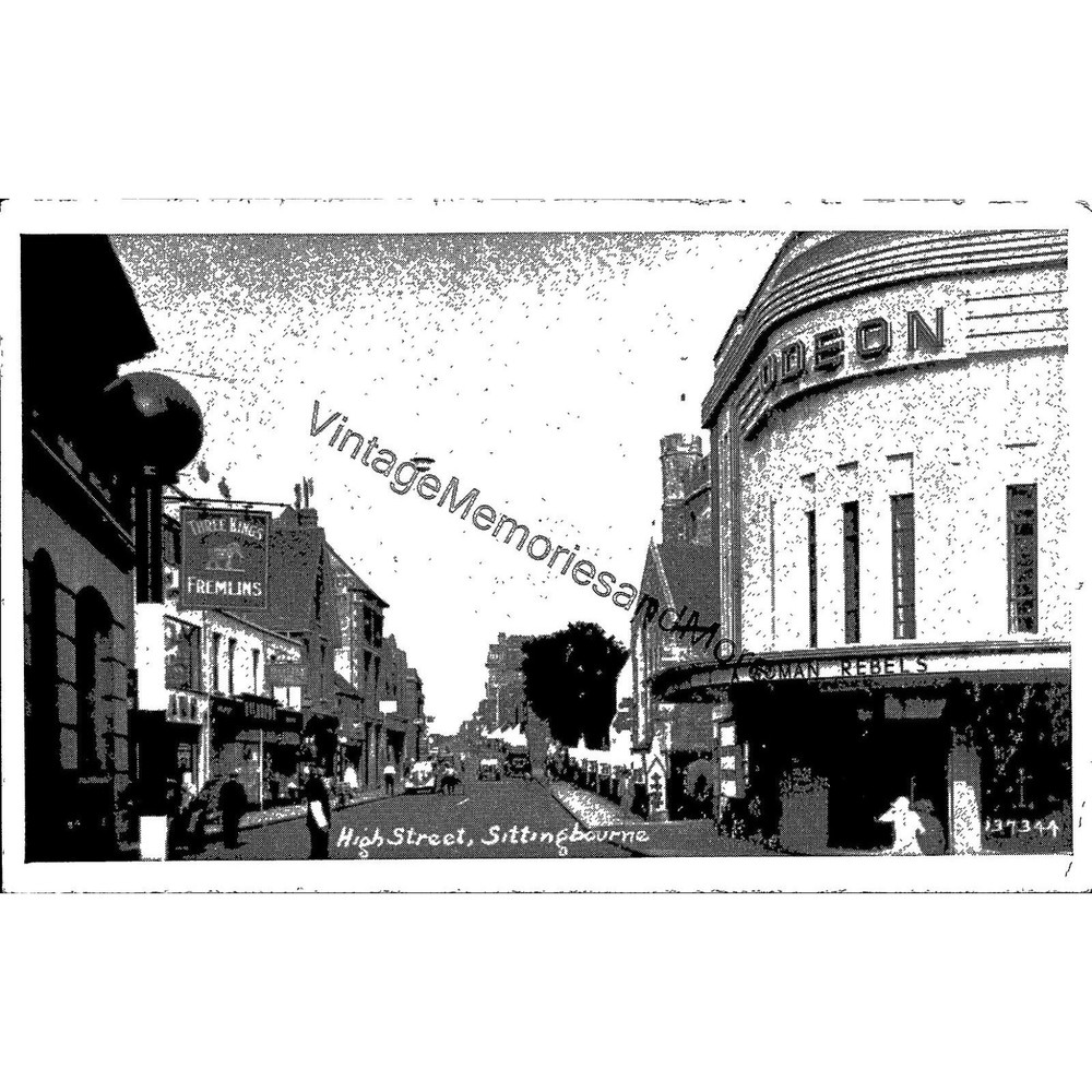 High Street Sittingbourne Postcard PC214