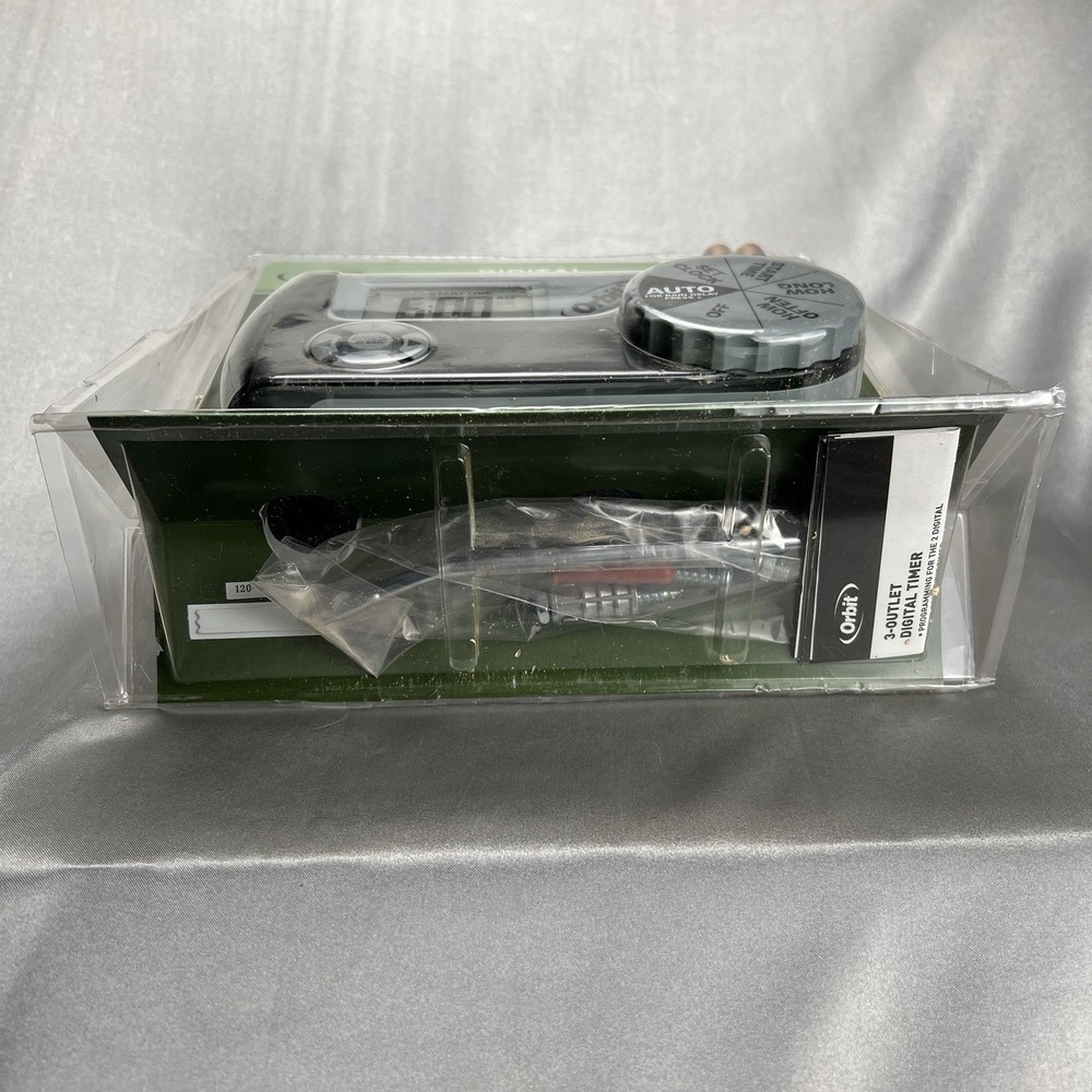 Orbit Digital 3 Outlet 2 Programmable Eco-Series Watering Timer Model 56233 NEW