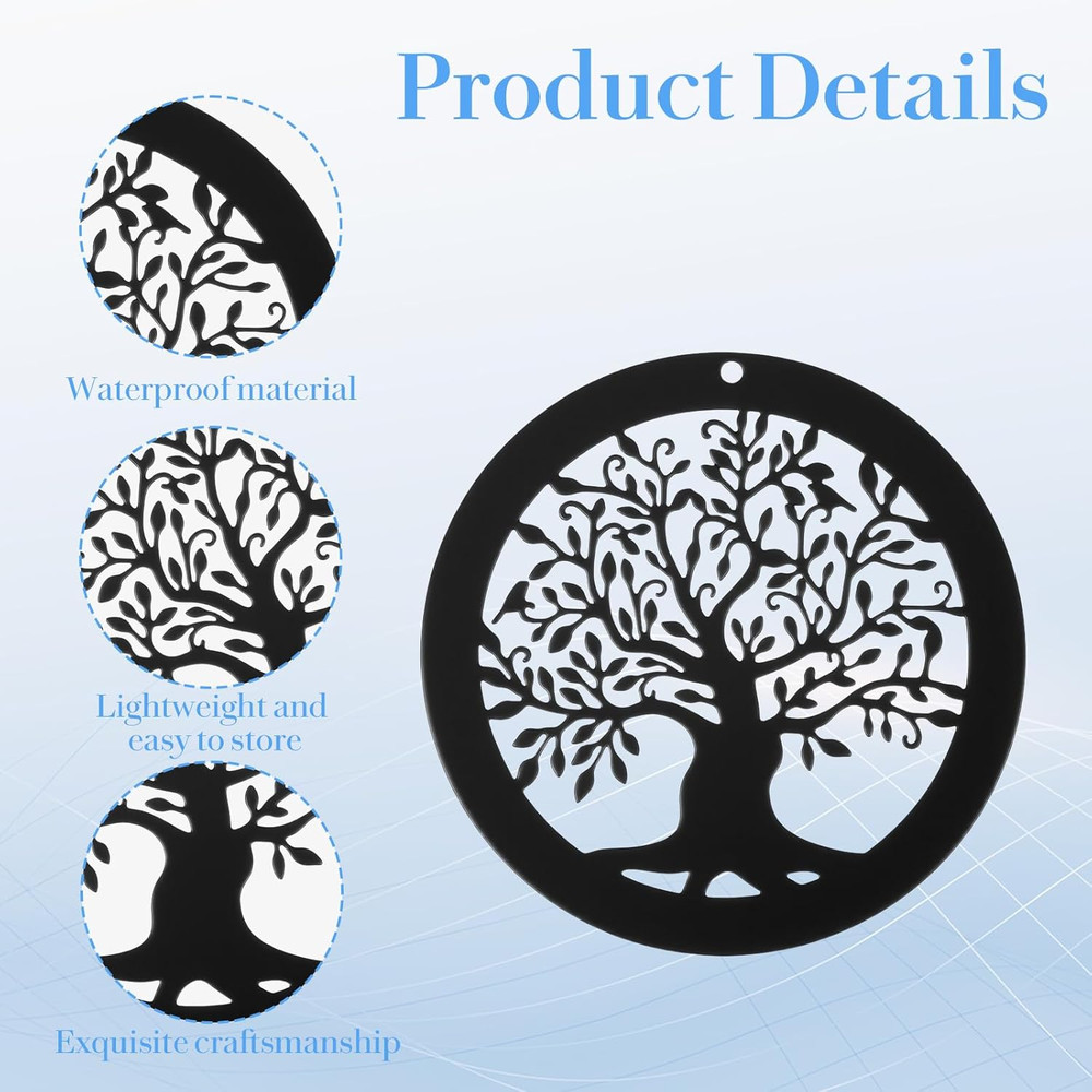Replacement Wind Catcher with 16.4FT Nylon Cord, Wind Chime Sail Replacement Bla