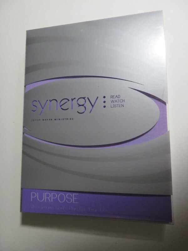 Joyce Meyer Synergy purpose God's Plan DVD CD Book 3 Disc Set