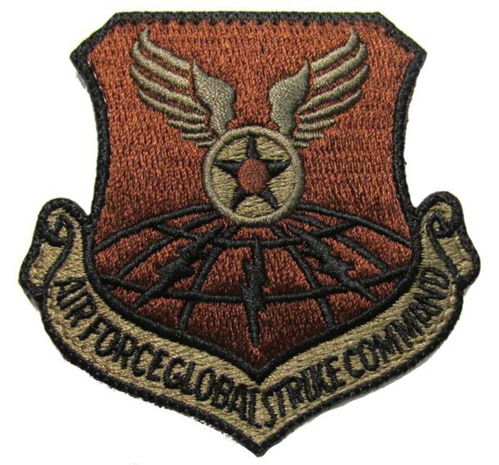 Air Force Global Strike Command OCP Patch with Hook Fastener - Spice Brown