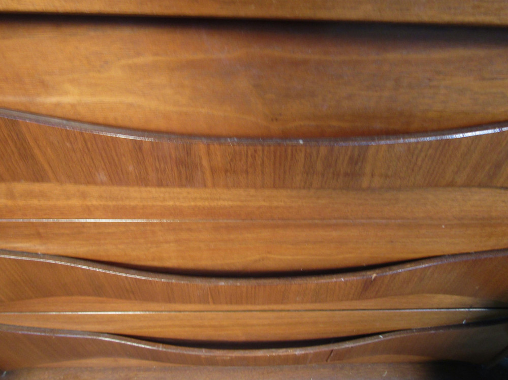 Mid-Century Walnut Sideboard w\ Mirror