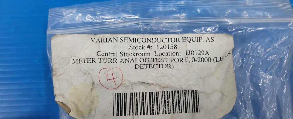 VARIAN METER TORR ANALOG 120158 BIN#1