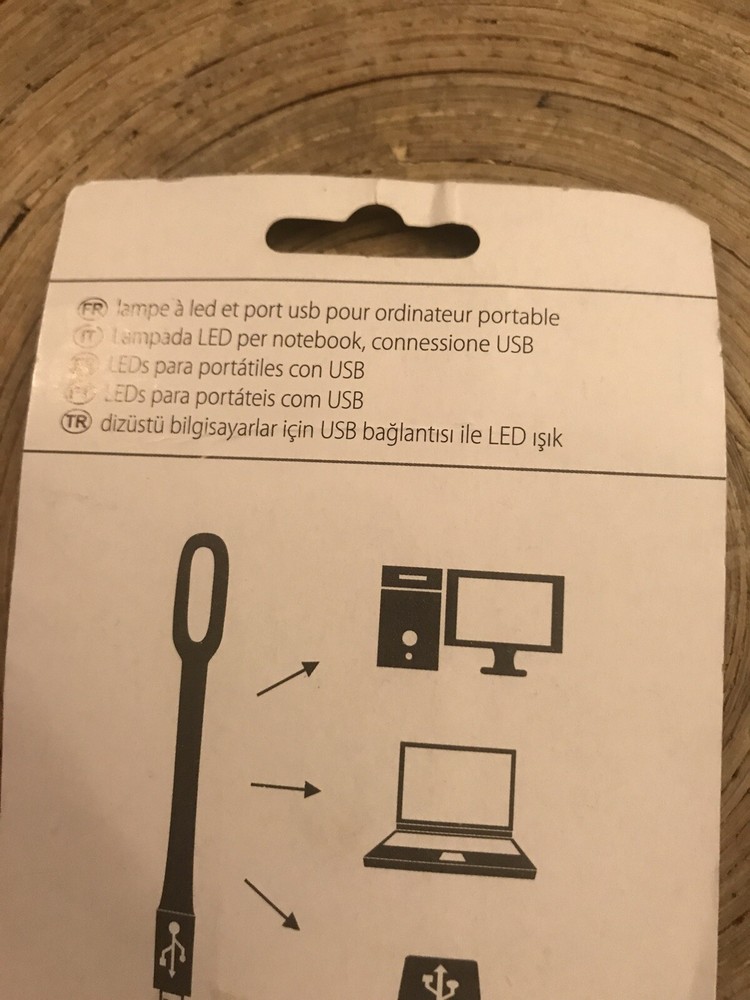 Flexible Blue Mini USB LED Light Lamp 4 Computer Notebook Laptop Reading Bright