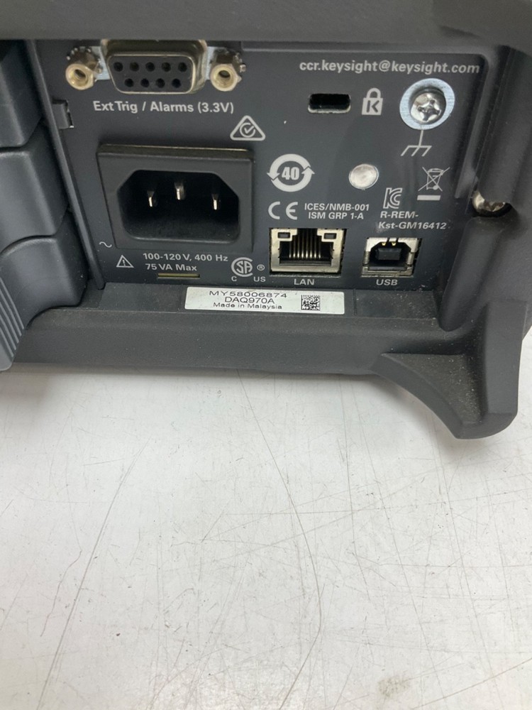 KEYSIGHT TECHNOLOGIES DAQ970A DATA ACQUISITION SYSTEM W/KEYSIGHT DAQM901A MODULE
