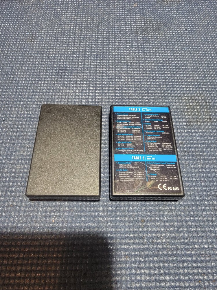 Hobbywing Program Cards