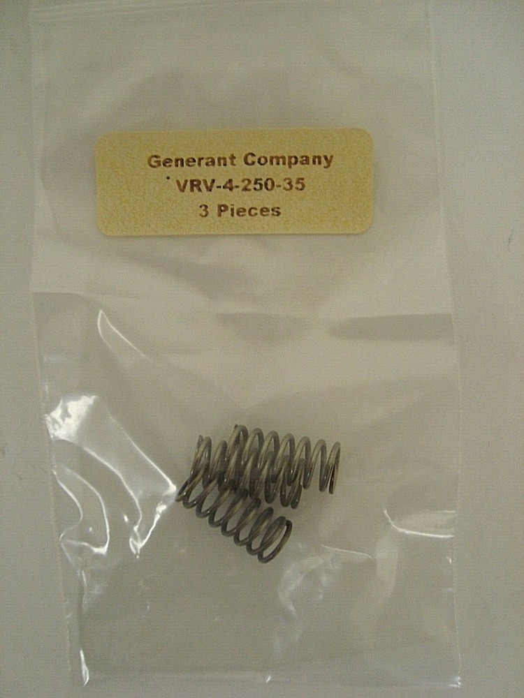 Generant Company, VRV-4-250-35, Pressure Relief Spring  (I3)