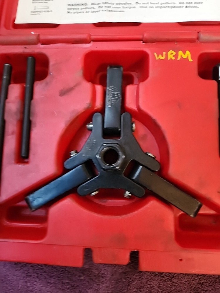 HARMONIC PULLEY PULLER WITH 2 PUSH RODS MAC TOOLS HDPP9740B