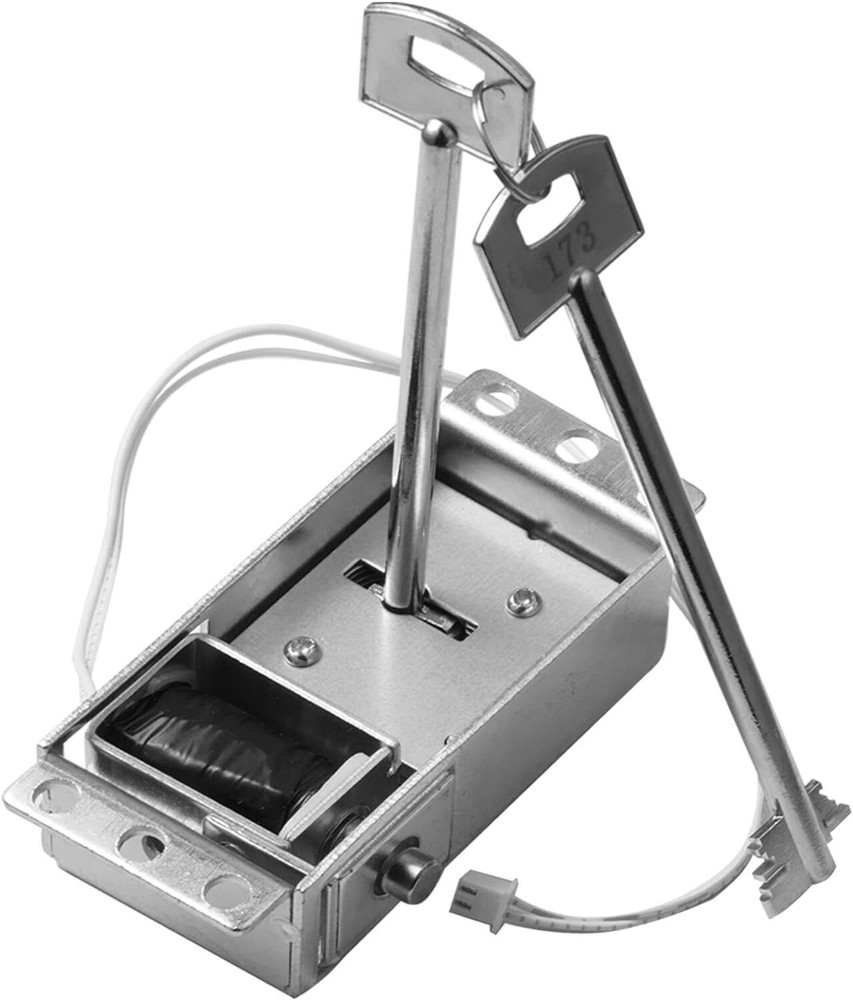 Electromagnetic Solenoid Safe Lock Replacement 2 Override Keys