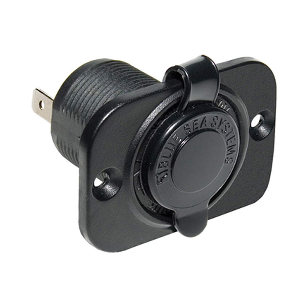 BLUE SEA 1011 DASH SOCKET 12V BLACK