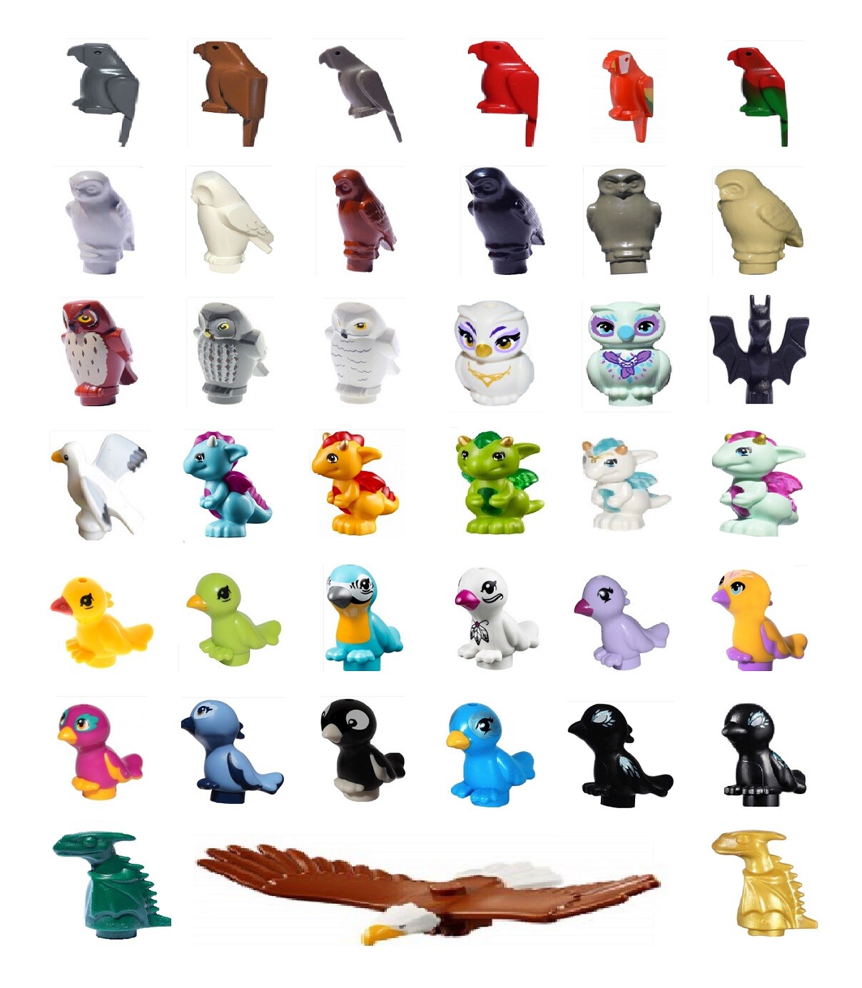 ☀️ LEGO U Pick Animals Pets Friends Elves Zoo Farm City Town Lot Bulk Minifigure