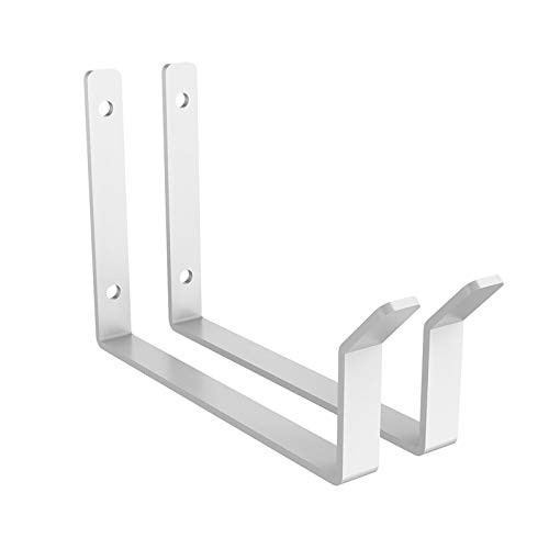 2 Pack Add On Storage Utility Hook Accessory for Garage Utility Hook x 2 White