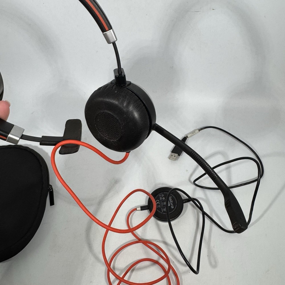 Jabra Evolve 40 Wired Stereo USB Headset W/ Controller ENC010