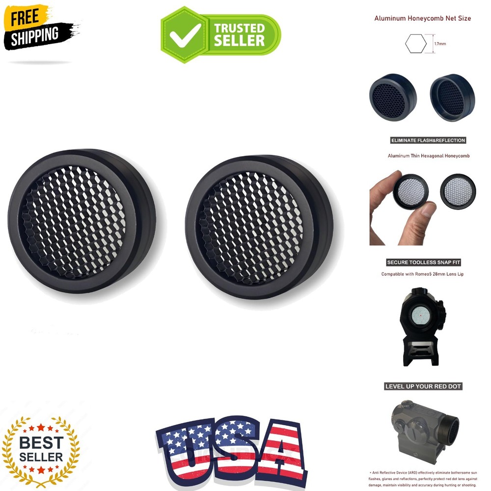 Killflash Anti-Reflection Device ARD - 2-Pack Lens Protector & Sun Shade Cove...