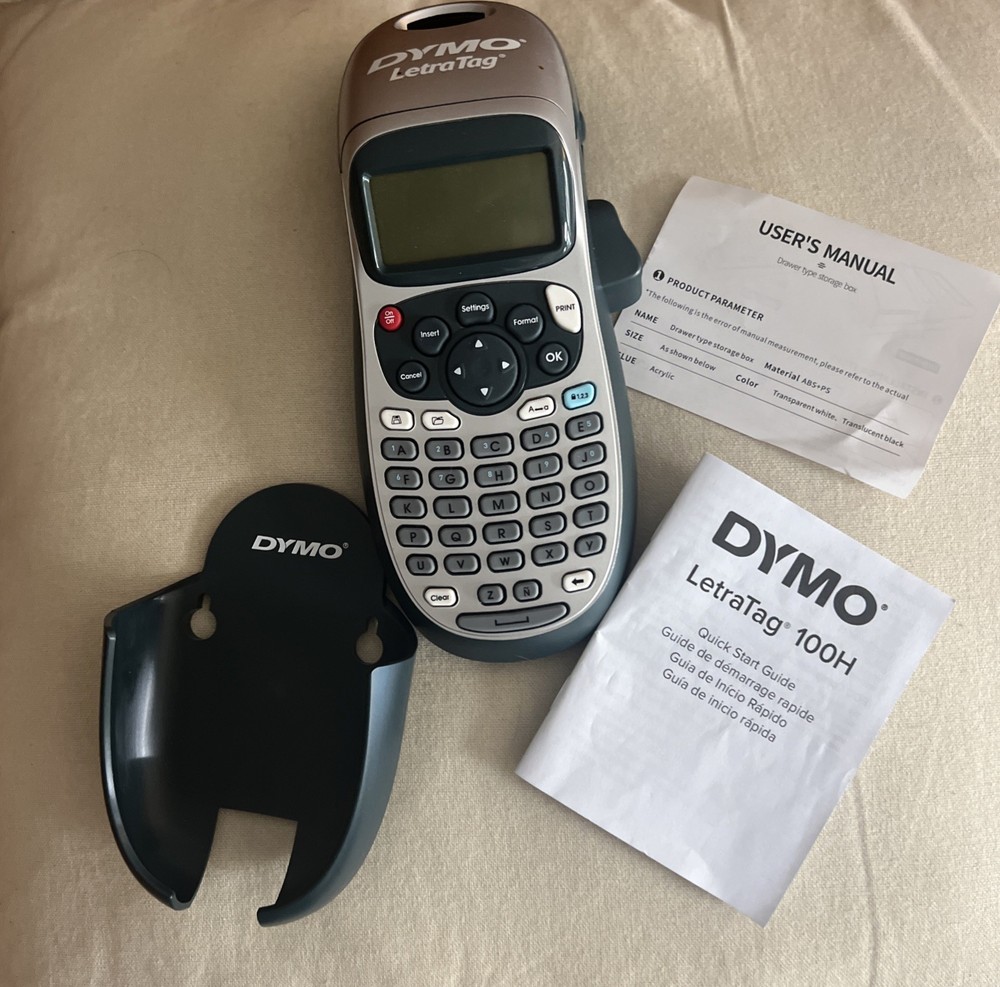 Dymo LetraTag 100H Handheld Label Maker *Clear & Backspace Button Defective*