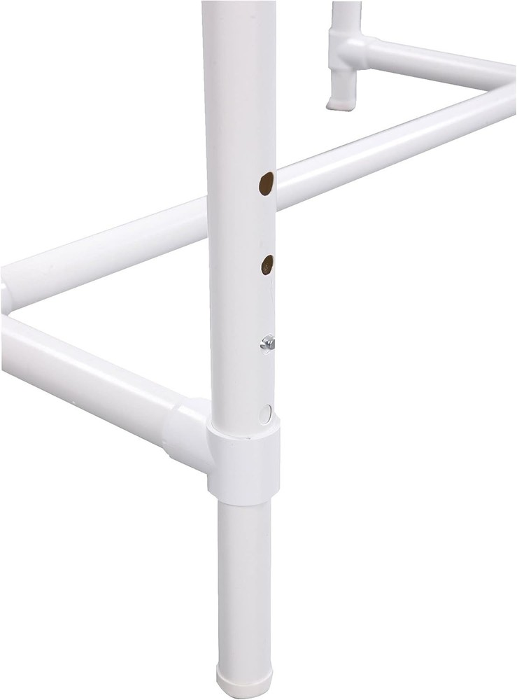 Quilter's Floor Frame, Adjustable, White