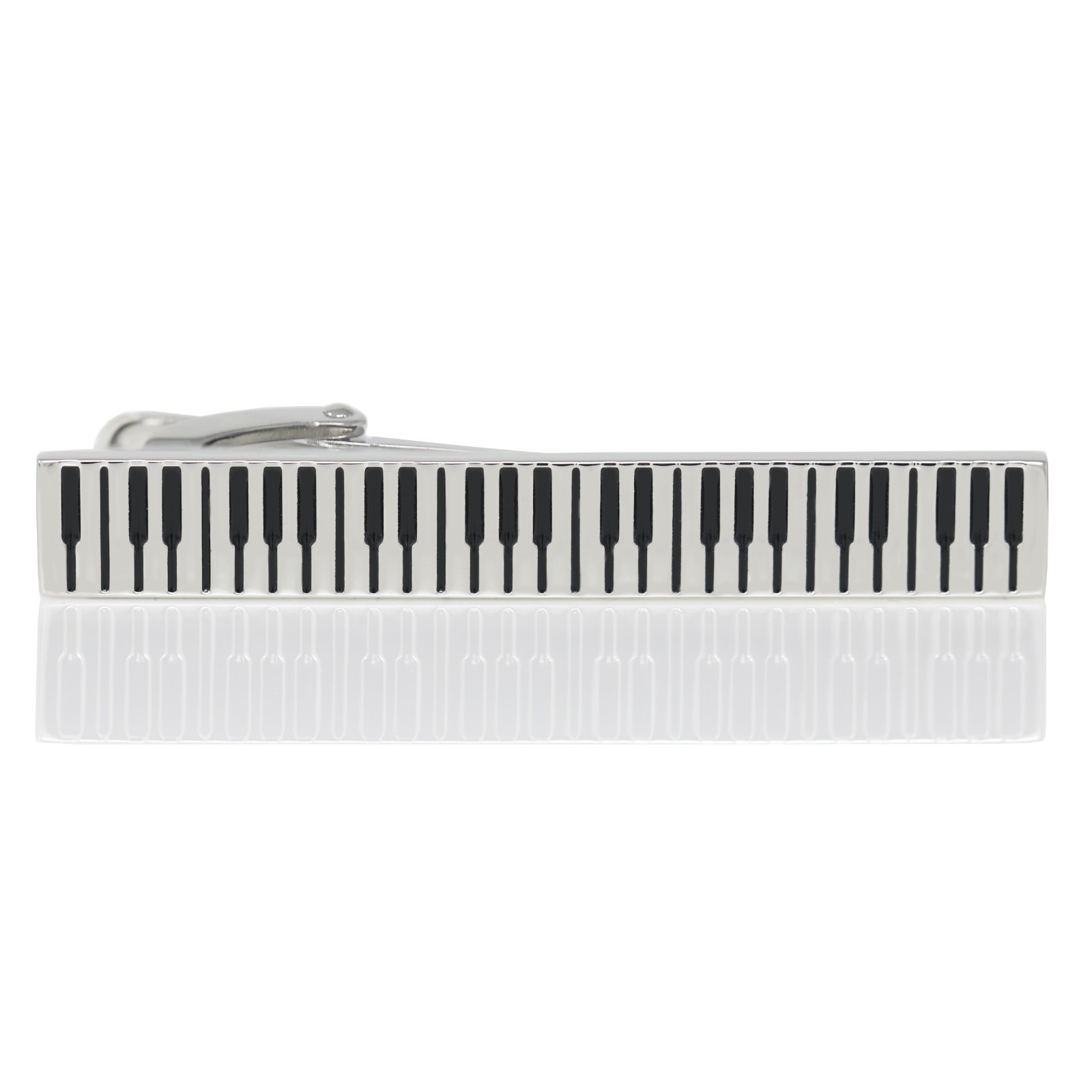 Music Piano Keyboard Tie Clip Tie Bar Men Daily Wear Music Lover Gift