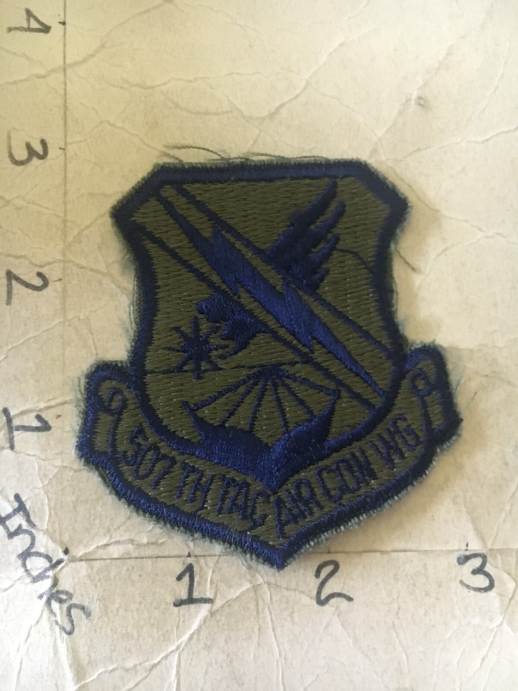 USAF 507th Tactical Air Control Wing Squadron subdued patch 6/3/25