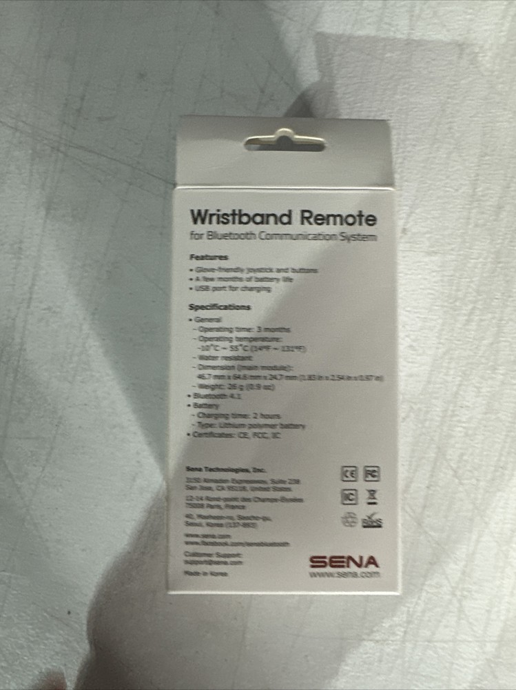 Sena 20S Wristband Remote for Bluetooth Communication System