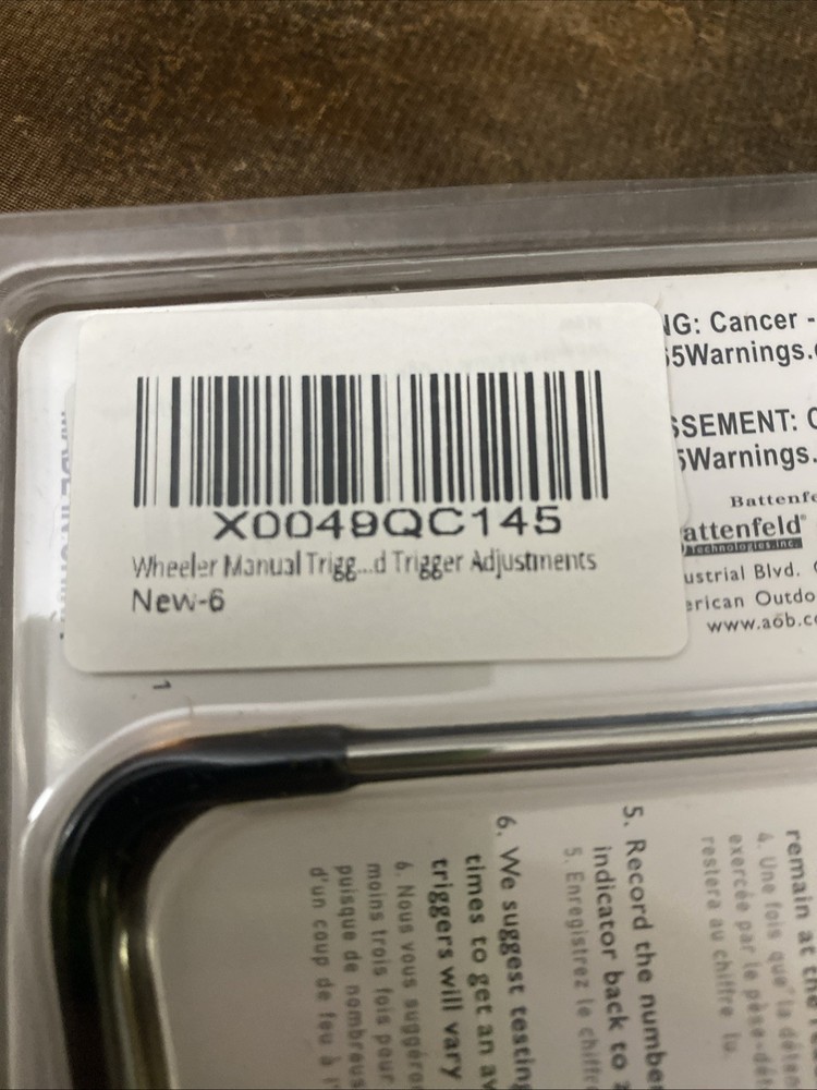 Wheeler Manual Trigger Pull Scale with 8oz to 8lb Value Range for Gunsmithing