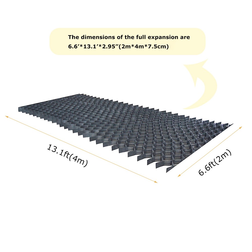 Multi-functional High Strength Geocell 2m*4m*7.5cm 8㎡ for Foundation & Slope