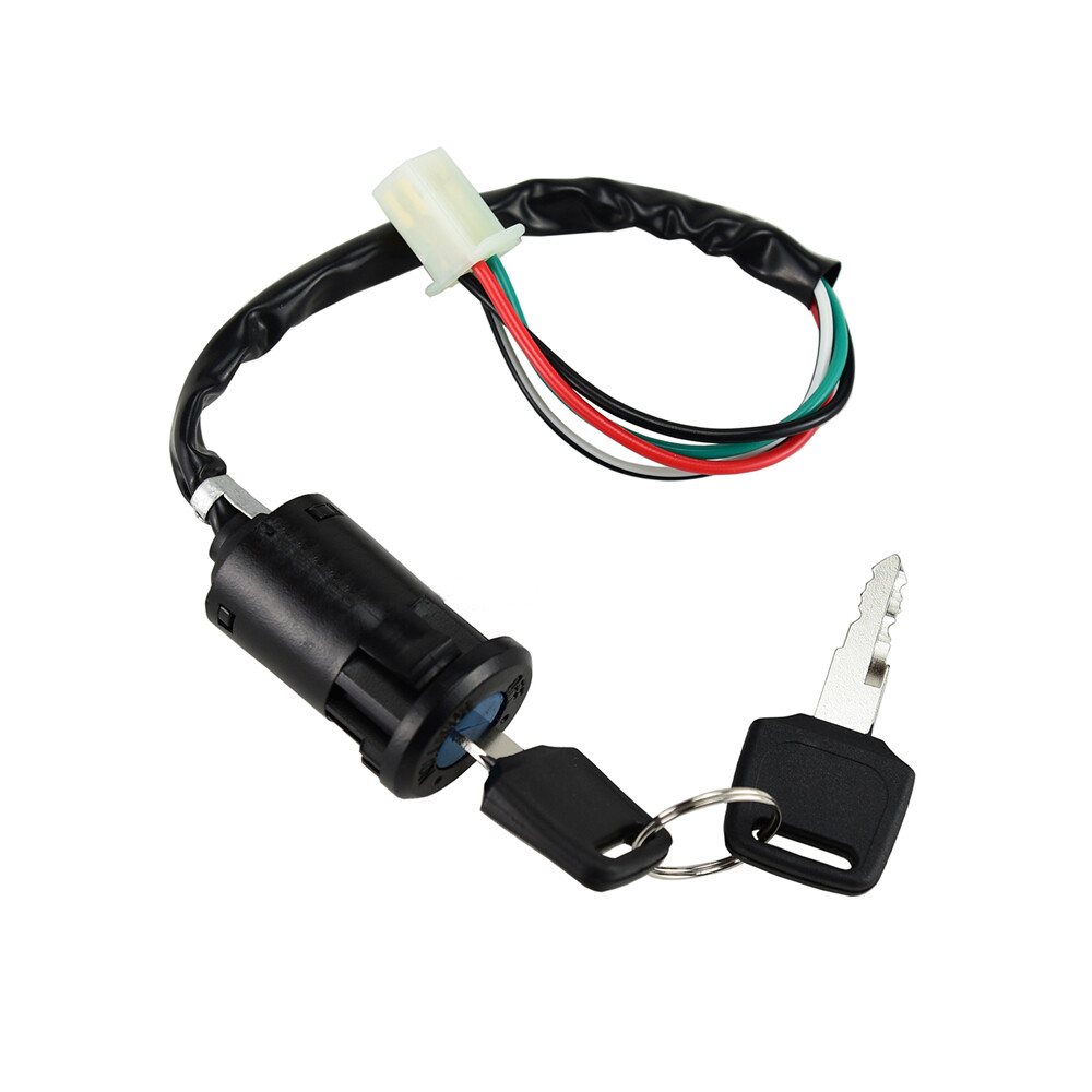 4 Wire Motorcycle Ignition Switch Key Set Motorcycle Entry Starter Electric Key