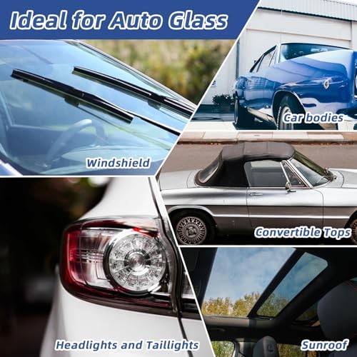 2 Pack Polyurethane Windshield Adhesive Sealant - High Bond Strength Auto
