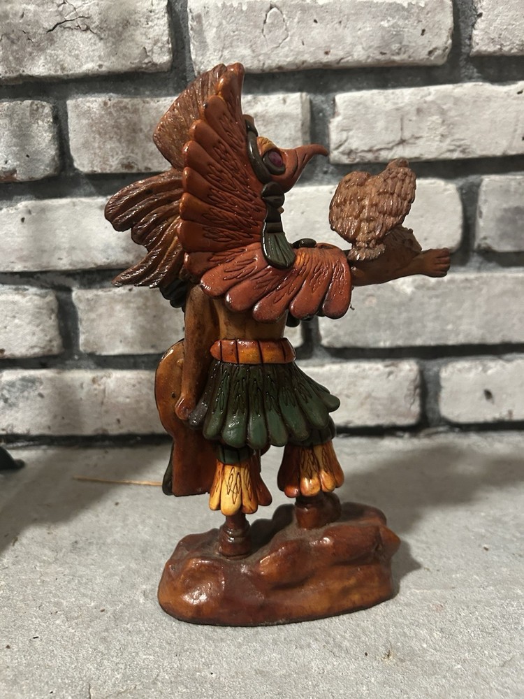11x7x2 Aztec Warrior Statue