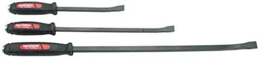 Tools 61355 Dominator Screwdriver Pry Bar Set, Curved, 3-Piece