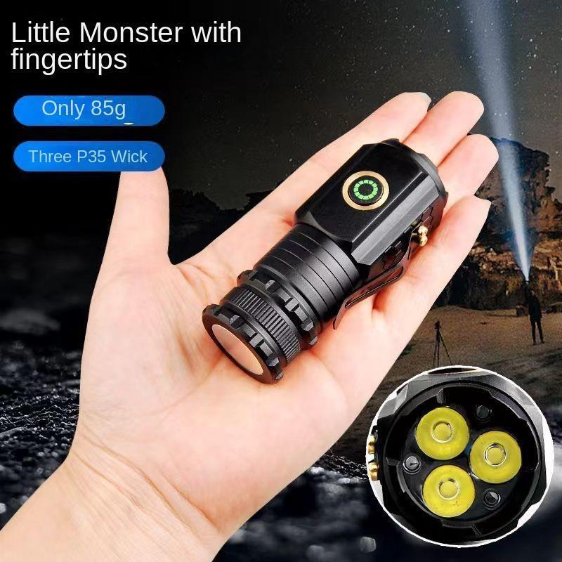 100000LM Super Bright LED Flashlight Zoomable Rechargeable Mini Tactical Torch