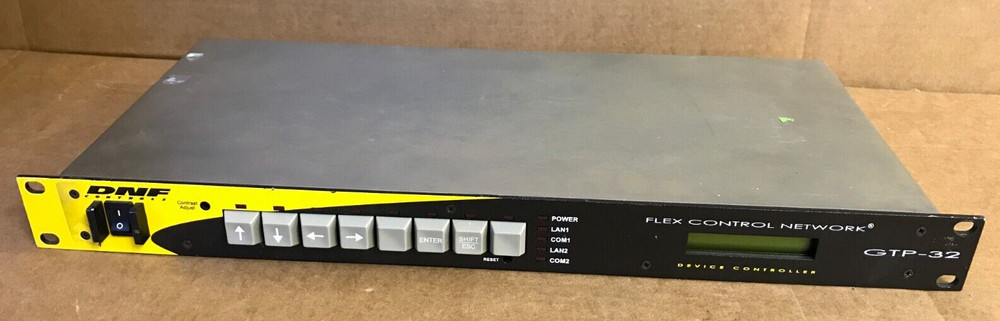 DNF Controls GTP-32 GPI Tally Processor Flex Control Network Mountable